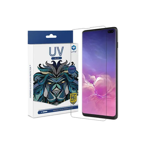 LITO UV Liquid Full Glue Tempered Glass Screen Protector for Samsung Galaxy S10 Plus