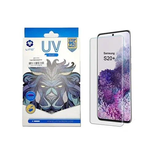 LITO UV Liquid Full Glue Tempered Glass Screen Protector for Samsung Galaxy S20 Plus