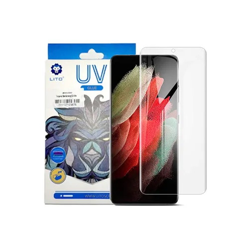 LITO UV Liquid Full Glue Tempered Glass Screen Protector for Samsung Galaxy S21 Ultra