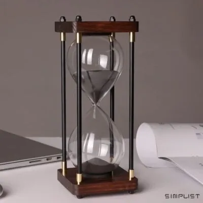 Lmzxmcy Hourglass Sand Timer (60 Minutes)
