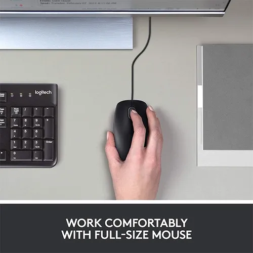 Logitech B100 Wired USB Optical Mouse
