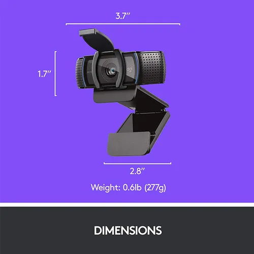 Logitech C920S HD Pro Webcam