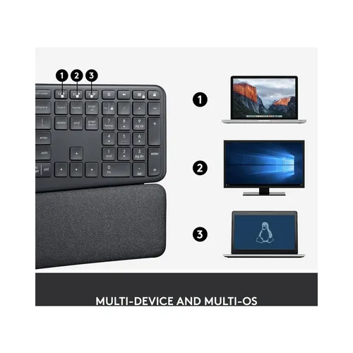 Logitech ERGO K860 Wireless Ergonomic Split Keyboard for Business