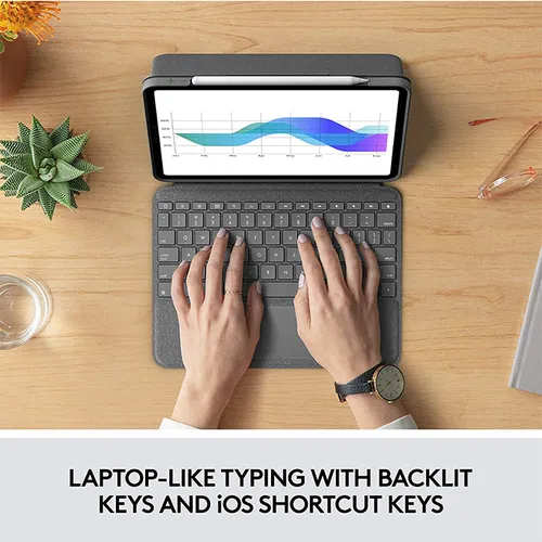 Logitech Folio Touch Keyboard Case with Trackpad for iPad Pro 11
