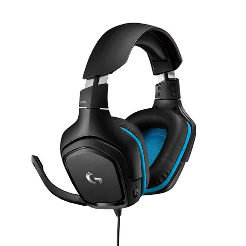 Logitech G431 Headset Leatherette 7.1 Surround Sound Wired Gaming Heads