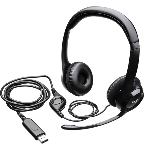 Logitech H390 USB Headset with Noise-Cancelling Mic