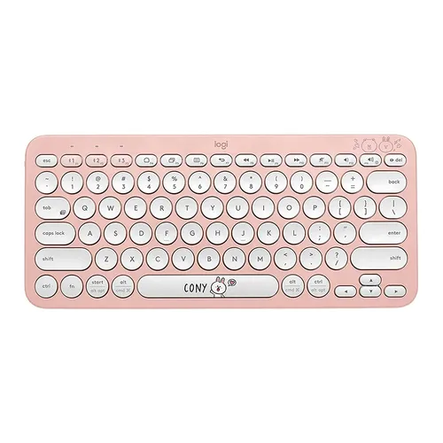 Logitech K380 LINE FRIENDS Multi-Device Bluetooth Keyboard For Mac Pink