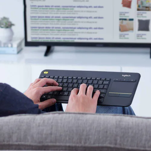 Logitech K400 Plus Wireless Touch Keyboard