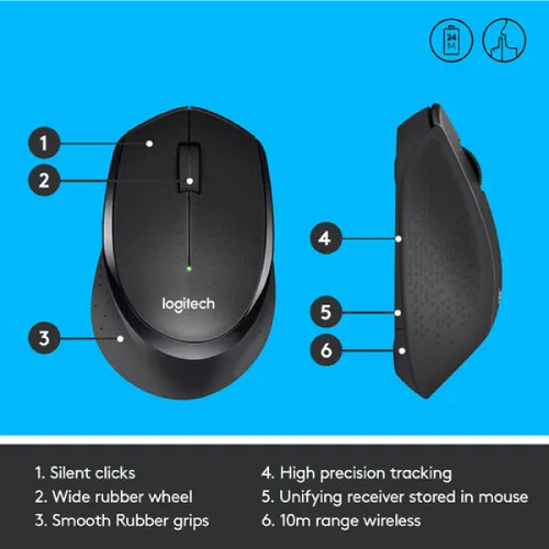 Logitech M330 Silent Plus Wireless Mouse