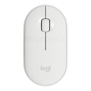 LOGITECH M350 PEBBLE Wireless Mouse – Off-White