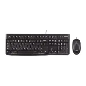 Logitech MK120 Corded Keyboard and Mouse Combo