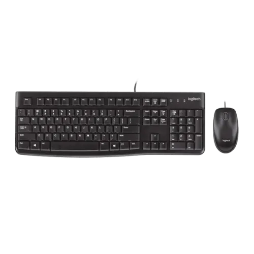 LOGITECH MK120 WIRED KEYBOARD AND MOUSE COMBO