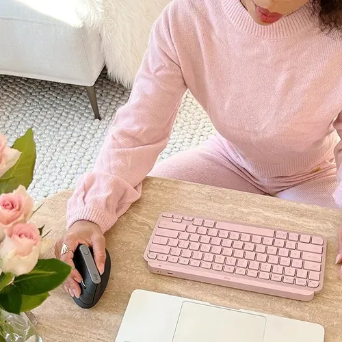 Logitech MX Keys Mini Keyboard For Mac Pink