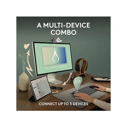 Logitech Pebble 2 Combo – Wireless Keyboard and Mouse