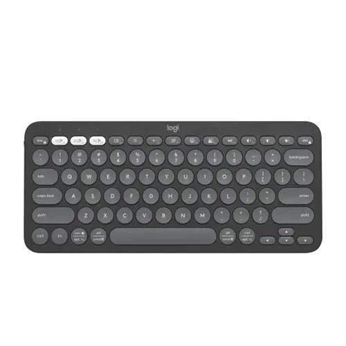 Logitech Pebble Keys 2 K380s Keyboard - Tonal Graphite