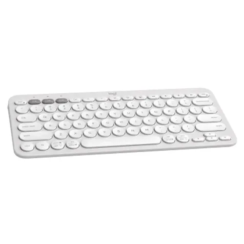 Logitech Pebble Keys 2 K380s Keyboard - Tonal White