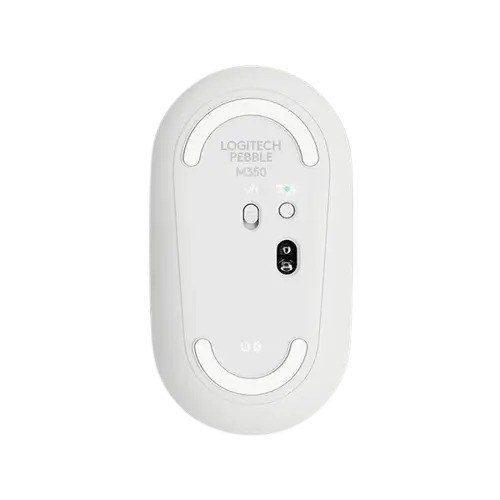 Logitech Pebble M350 Wireless Mouse Silent Buttons, Bluetooth Or USB