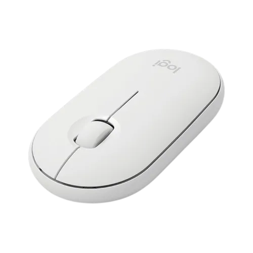 Logitech Pebble M350 Wireless Mouse Silent Buttons, Bluetooth Or USB