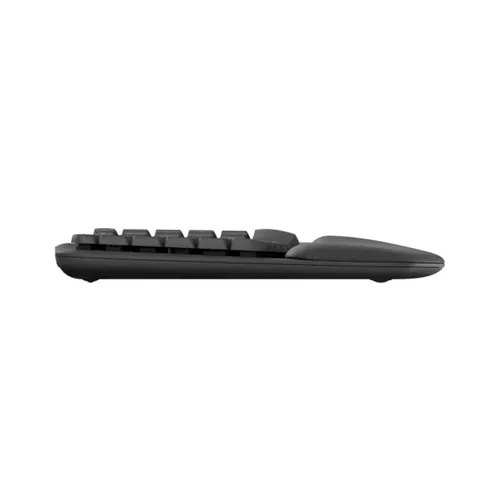 Logitech Wave Keys Wireless Ergonomic Keyboard with Cushioned Palm Rest