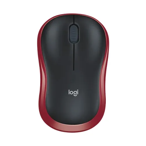 Logitech Wireless Mouse M185 - Red