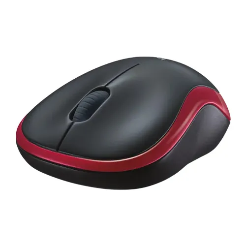 Logitech Wireless Mouse M185 - Red