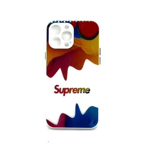 Logo Colorful Glass Back Cover for iPhone