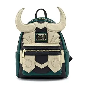 Loki Cosplay Faux Leather Mini Backpack