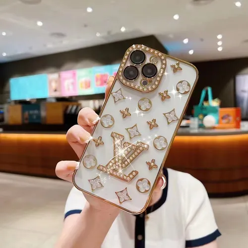 Luxury Stoned L& V Case For iPhone