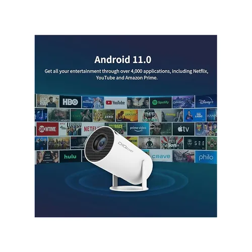 MA300 Freestyle Portable 180° Smart Ultra HD Android Projector