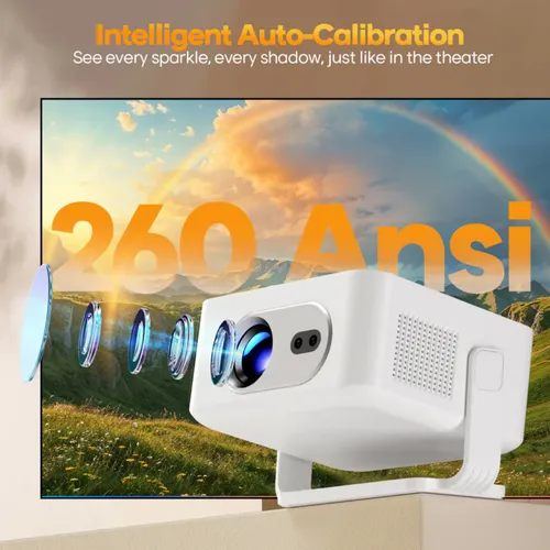 Magcubic HY300 Max 260 ANSI, 4K Android, Auto Focus, WiFi 6 Portable Projector
