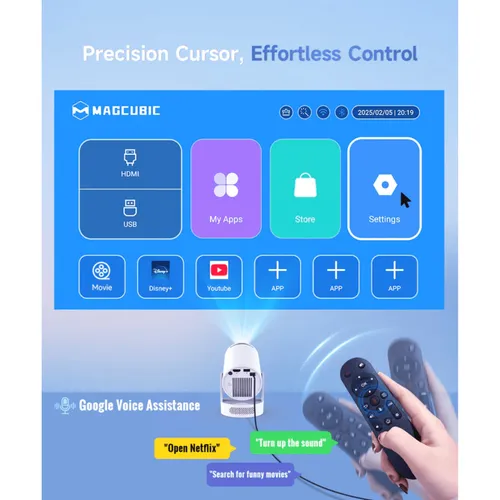 Magcubic HY300 Pro 2K Support Projector
