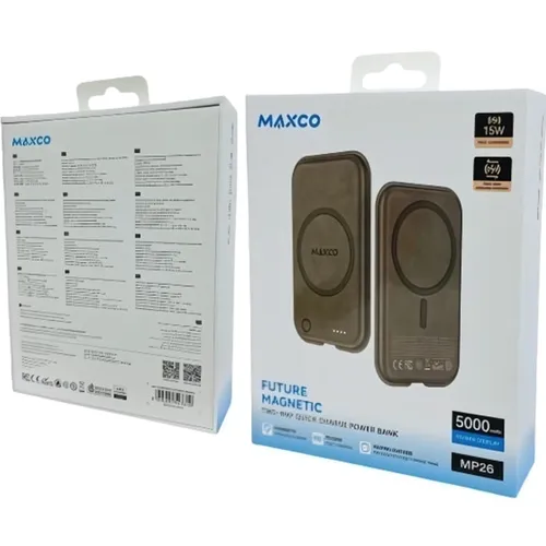 Maxco MP26 5000mAh 15W Magsafe Wireless Power Bank