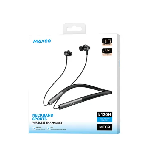 Maxco MT09 Wireless Neckband Gray