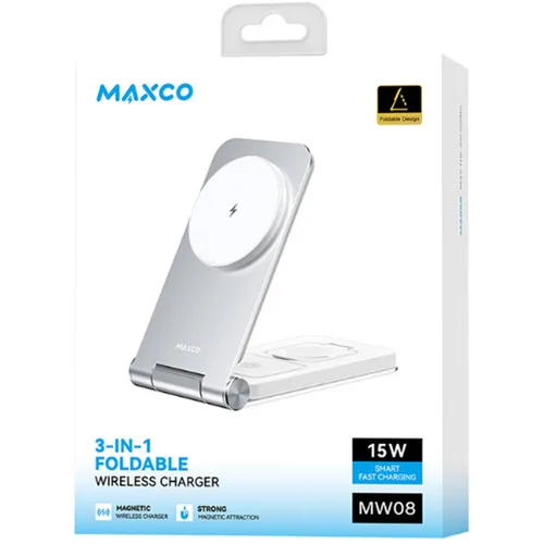 Maxco MW08 15W 3 in 1 Foldable Wireless Charger