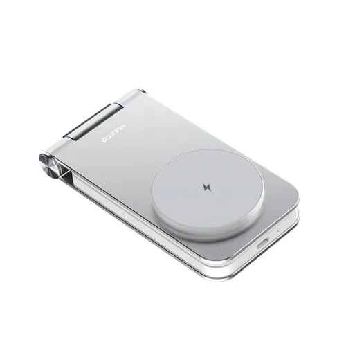 Maxco MW08 15w 3 In 1 Foldable Wireless Charger White