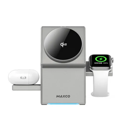 MAXCO MW11 Geometry Qi2 3 in 1 Magsafe Wireless Charger