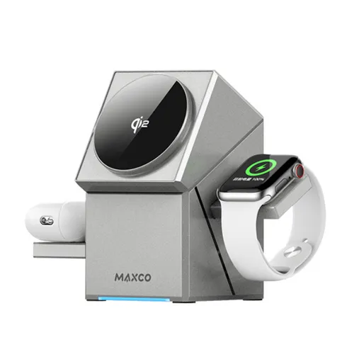 MAXCO MW11 Geometry Qi2 3 in 1 Magsafe Wireless Charger