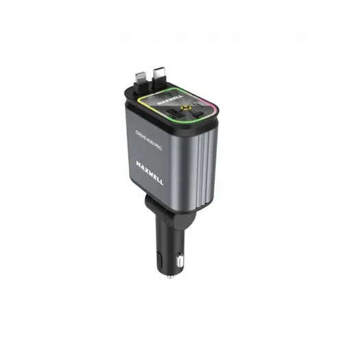 Maxwell Drive Hub 120W 4-in-1 Multifunctional Fast Charging Car Charger