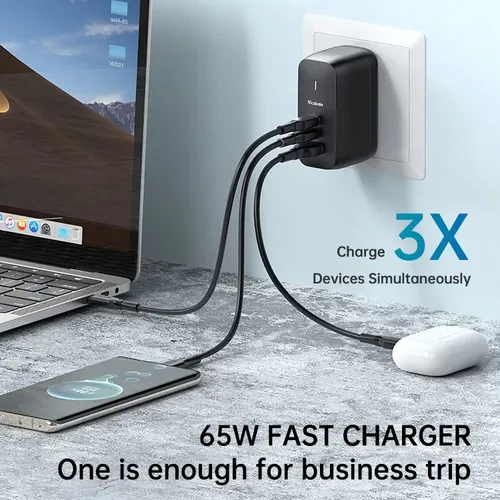 Mcdodo CH-0171 GAN 65W 3-Port Mini Fast Charger