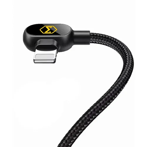 Mcdodo M Series 90 Degree Lightning Cable with LED