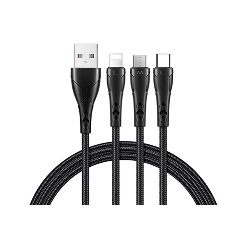 Mcdodo Mamba Series 3in1 Lightning+Micro USB+Type-C Cable