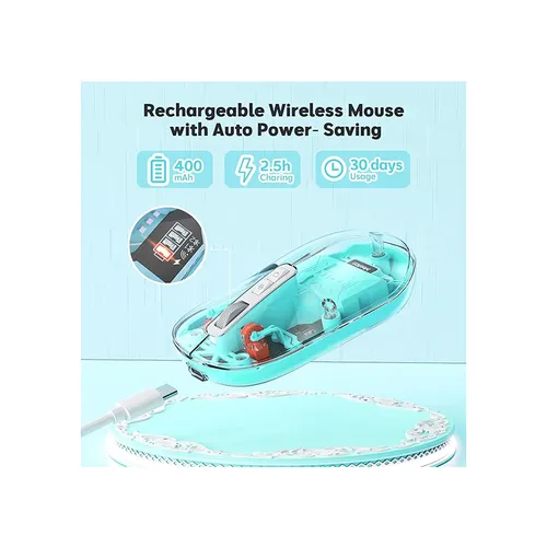 Meetion BTM005 2.4G &amp; Bluetooth Dual Mode Transparent Wireless Mouse