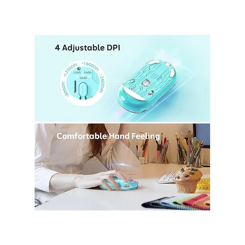 Meetion BTM005 2.4G &amp; Bluetooth Dual Mode Transparent Wireless Mouse