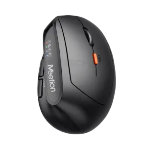 MEETION BTM008 2.4G & Bluetooth Dual Mode Ergonomic Vertical Wireless Mouse