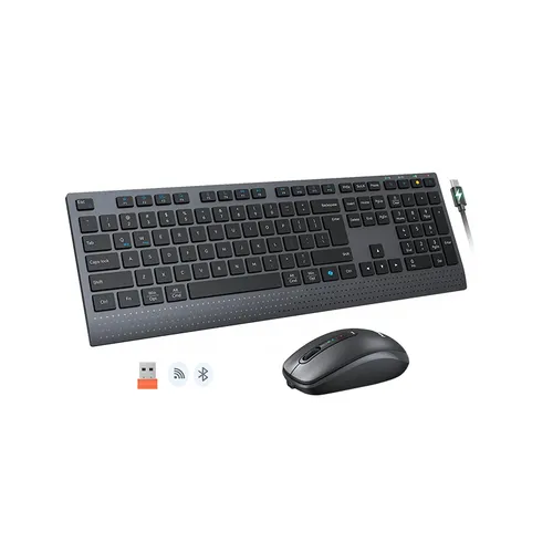 Meetion C2000 Dual Mode Bluetooth &amp; 2.4G Wireless Keyboard and Mouse Combo