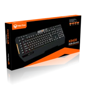 MEETION K9420 RGB Backlit Programmable Gaming Keyboard – Black
