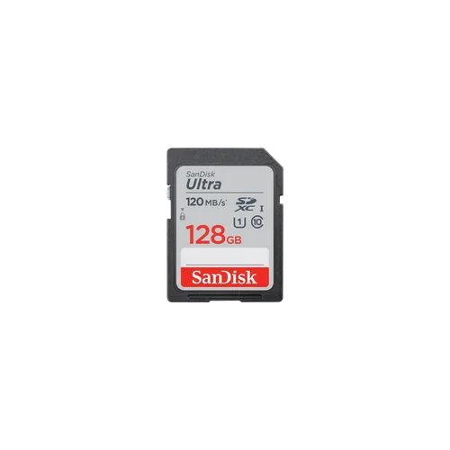 Memory Card- SANDISK 128GB Ultra C10, 120MB/s (SDSDUN4-128G-GN6IN) (10y)