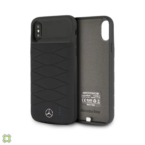 Mercedes Benz Off Track Full Cover 3600mAh Power Case For iPhone X and XS