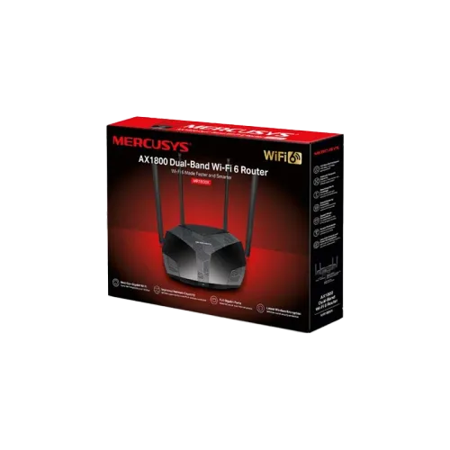 MERCUSYS MR1800X AX1800 DUAL BAND WIFI6 ROUTER(2y)