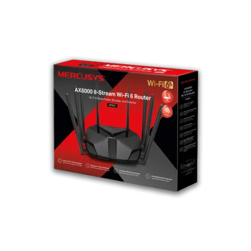 MERCUSYS MR90X AX6000 8-STREAM WI-FI 6 ROUTER(2y)